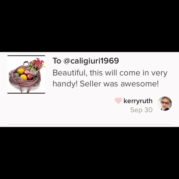 New! 2 Red Net Shopping Bags - Picture 2 of 2